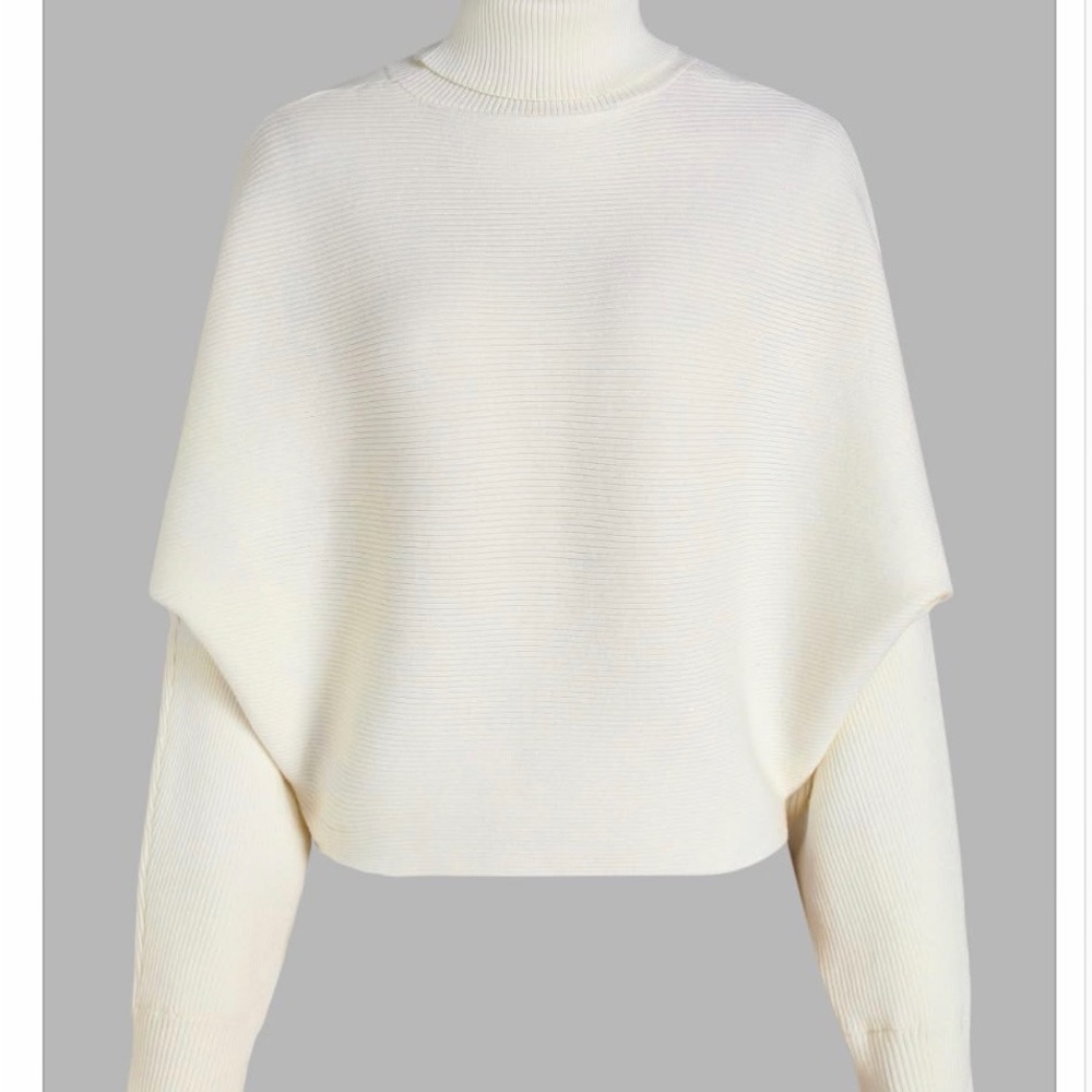 Elegant Cream Turtleneck Sweater - Picture 1 of 1